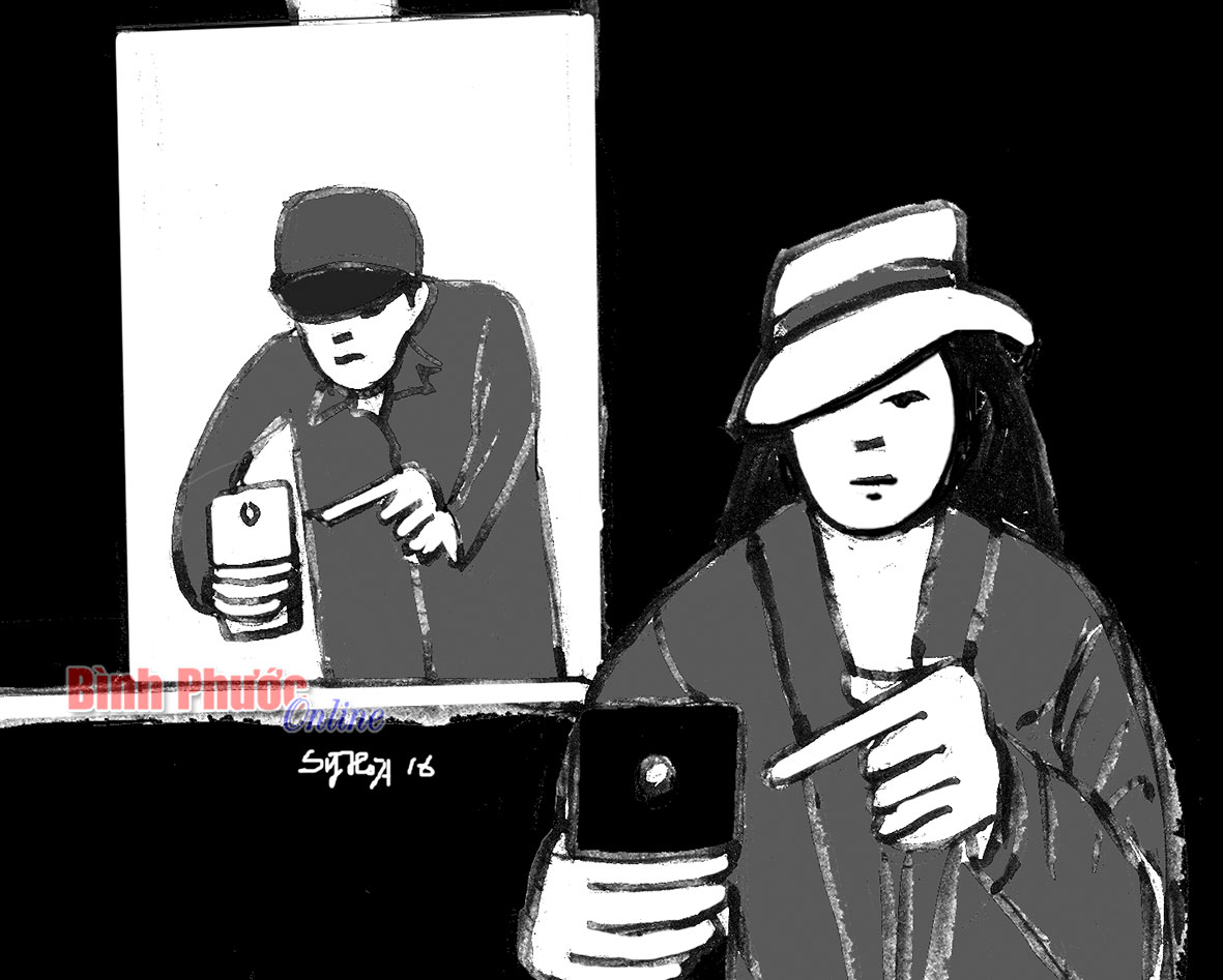 Vợ chồng xem l&eacute;n điện thoại của nhau l&agrave; phạm luật