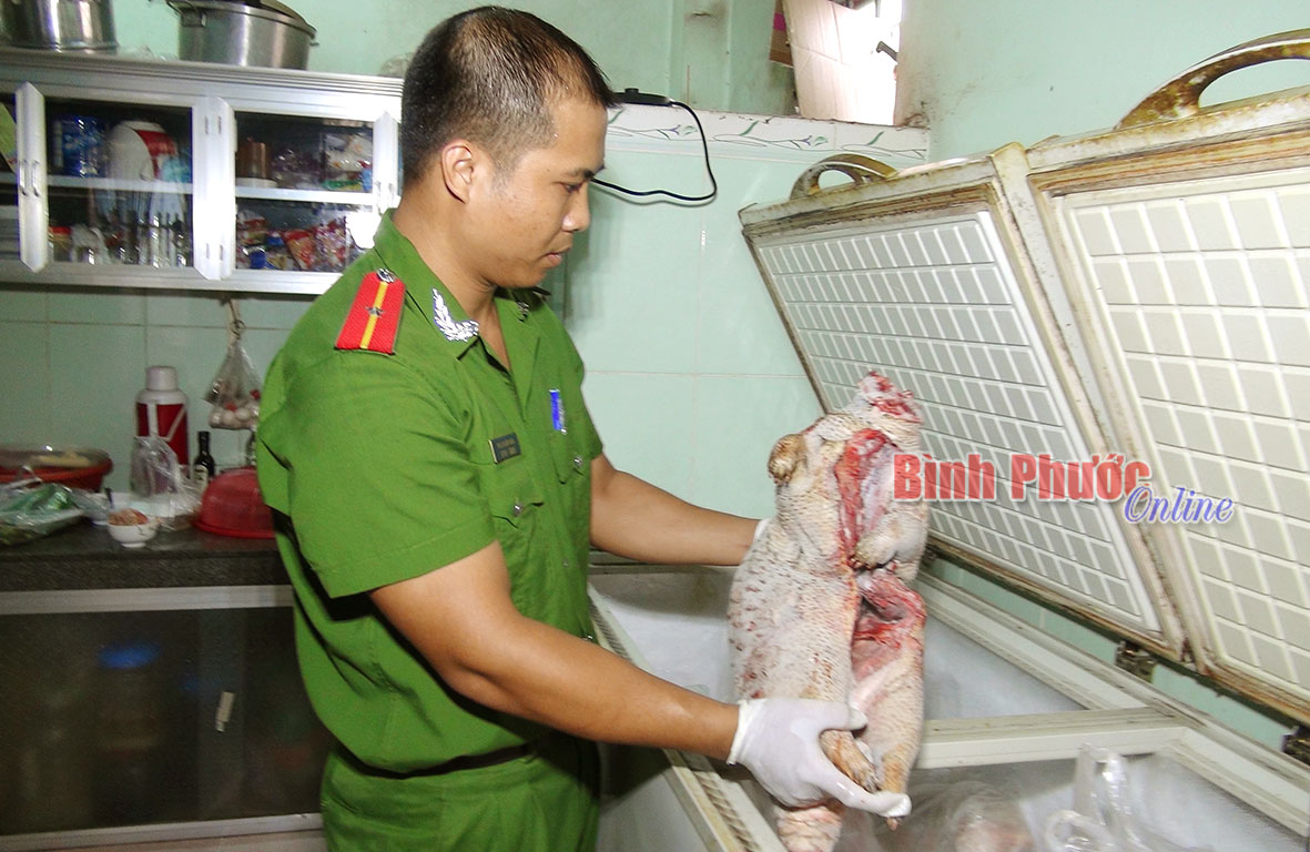 B&igrave;nh Phước ph&aacute;t hiện gần 1 tấn thịt, mỡ bẩn bốc m&ugrave;i h&ocirc;i thối