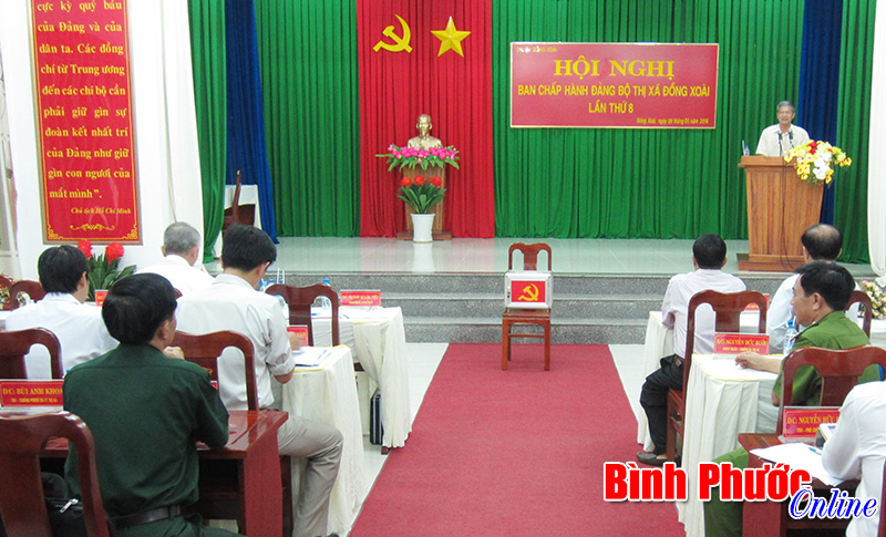 Thị ủy Đồng Xo&agrave;i bầu bổ sung Ủy vi&ecirc;n Ban Thường vụ nhiệm kỳ 2015-2020