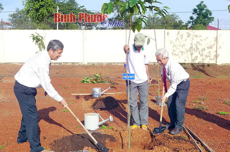 Đồng Xoài trồng 5.000 cây xanh bảo vệ môi trường