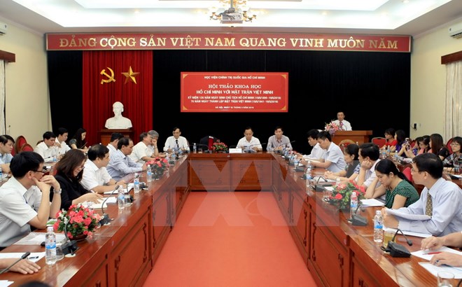 Hội thảo khoa học về "Hồ Ch&iacute; Minh với Mặt trận Việt Minh"