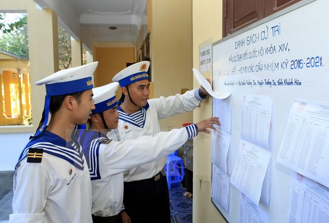 Ng&agrave;y mai, cử tri huyện đảo Trường Sa đi bầu cử đại biểu Quốc hội