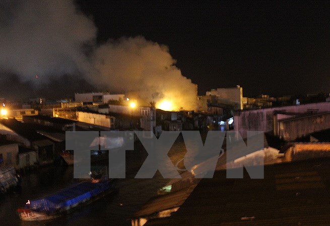 Cháy khu chợ Pakse, tiểu thương người Việt thiệt hại nặng