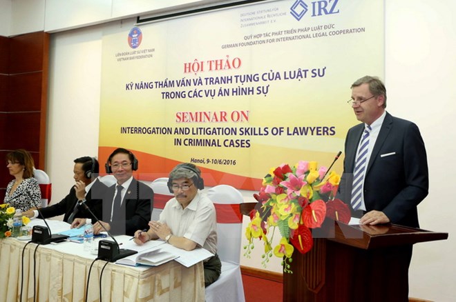 Việt Nam - Đức chia sẻ kỹ năng thẩm vấn v&agrave; tranh tụng &aacute;n h&igrave;nh sự