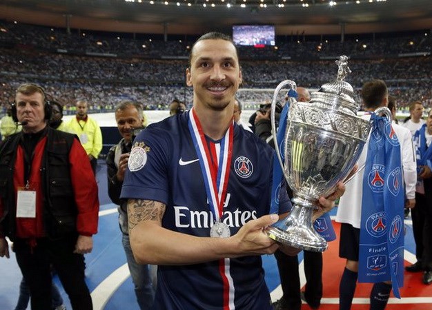 Ibrahimovic tỏa sáng, Paris Saint Germain hoàn tất cú "ăn ba"