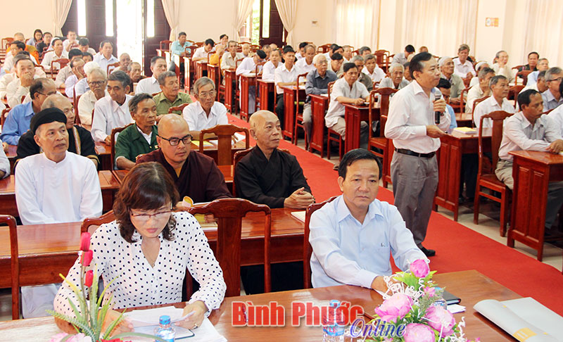 200 chức sắc c&aacute;c t&ocirc;n gi&aacute;o v&agrave; c&aacute; nh&acirc;n ti&ecirc;u biểu được qu&aacute;n triệt Nghị quyết Đại hội XII của Đảng