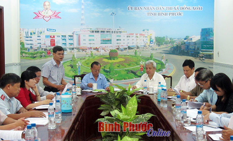 Ban Ph&aacute;p chế HĐND tỉnh gi&aacute;m s&aacute;t t&igrave;nh h&igrave;nh tiếp c&ocirc;ng d&acirc;n, giải quyết khiếu nại, tố c&aacute;o ở Đồng Xo&agrave;i