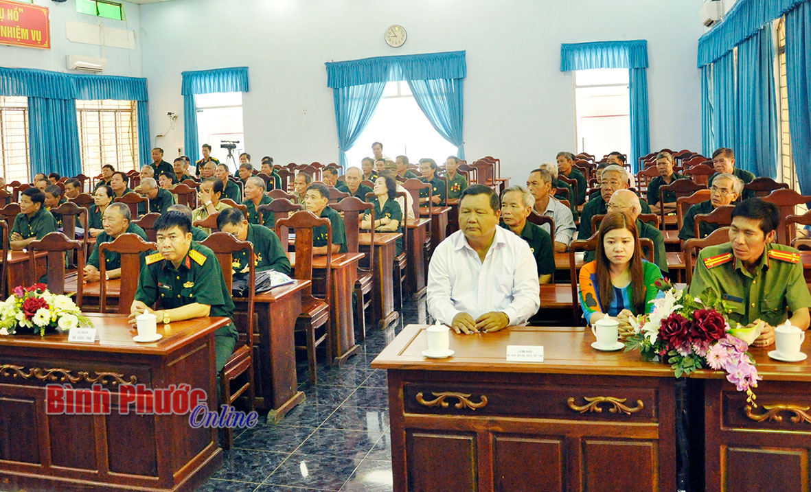 Họp mặt 65 thương - bệnh binh ti&ecirc;u biểu