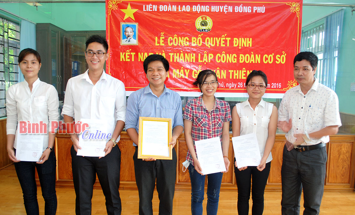 Khó phát triển công đoàn cơ sở khối doanh nghiệp ở Đồng Phú