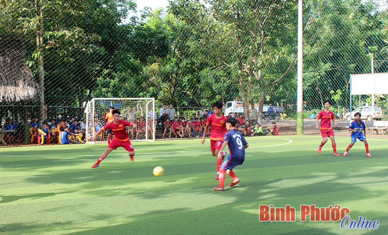 8 đội tham gia giải bóng đá U15 Cao su Bình Long năm 2016