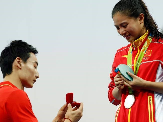 "Huy chương kim cương" cho màn cầu hôn lãng mạn nhất Olympic