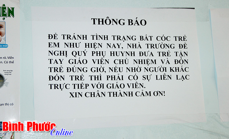 Lại có “cảnh báo bắt cóc trẻ em” ở Đồng Xoài: Cơ quan chức năng cần thông tin chính thức
