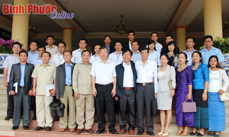Đo&agrave;n đại biểu tỉnh Kratie tham quan, học tập kinh nghiệm tại B&igrave;nh Phước