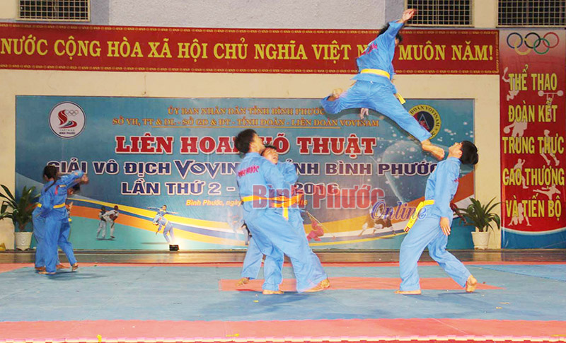 Dấu ấn từ giải vô địch vovinam tỉnh Bình Phước