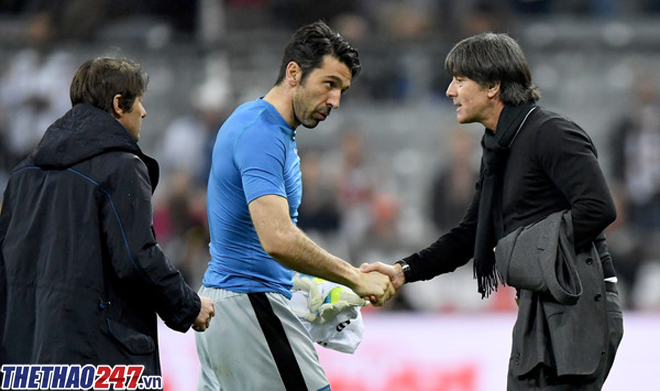 Thủ thành Buffon lên tiếng về Neuer và ĐT Đức