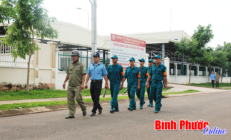 Giữ vững an ninh trật tự khu công nghiệp