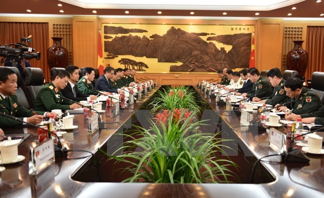 Việt Nam-Trung Quốc nhất tr&iacute; đưa hợp t&aacute;c quốc ph&ograve;ng v&agrave;o chiều s&acirc;u