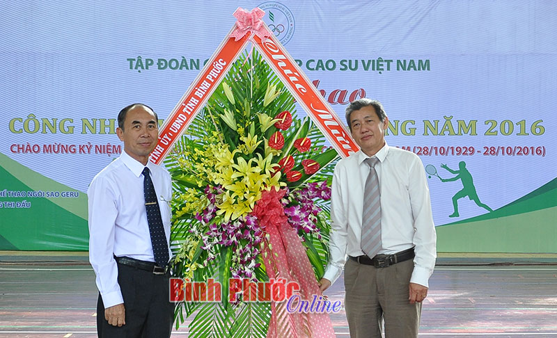250 VĐV dự hội thao CNVC-LĐ Tập đoàn Công nghiệp cao su Việt Nam