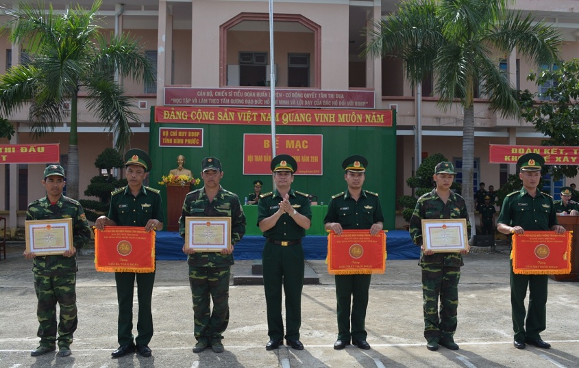 Bộ đội Bi&ecirc;n ph&ograve;ng B&igrave;nh Phước: Bế mạc hội thao bắn s&uacute;ng qu&acirc;n dụng năm 2016