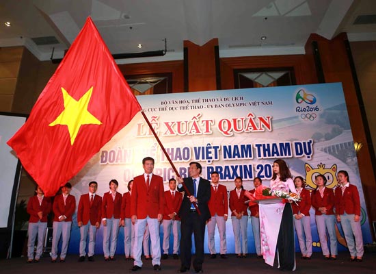 Đoàn Thể thao Việt Nam xuất quân dự Olympic 2016