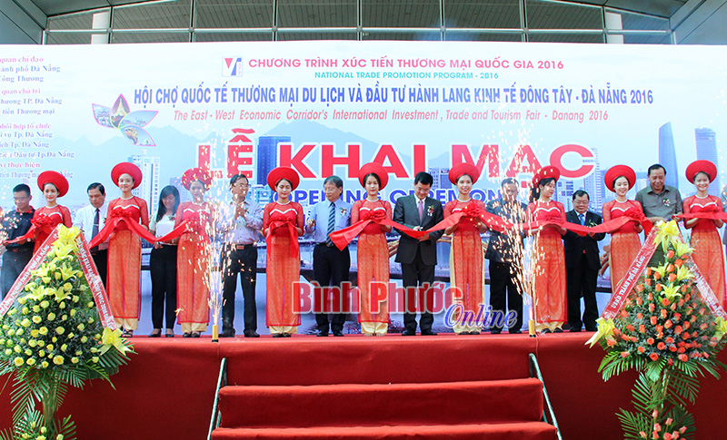 Khai mạc hội chợ quốc tế thương mại, du lịch và đầu tư hành lang kinh tế Đông - Tây, Đà Nẵng 2016