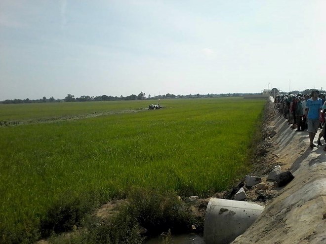 Rơi máy bay quân sự L39 tại Phú Yên, một phi công hy sinh