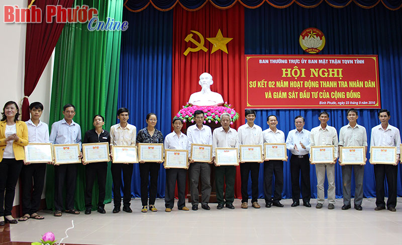 UBMTTQVN tỉnh tập huấn nghiệp vụ thanh tra nh&acirc;n d&acirc;n, gi&aacute;m s&aacute;t đầu tư cộng đồng