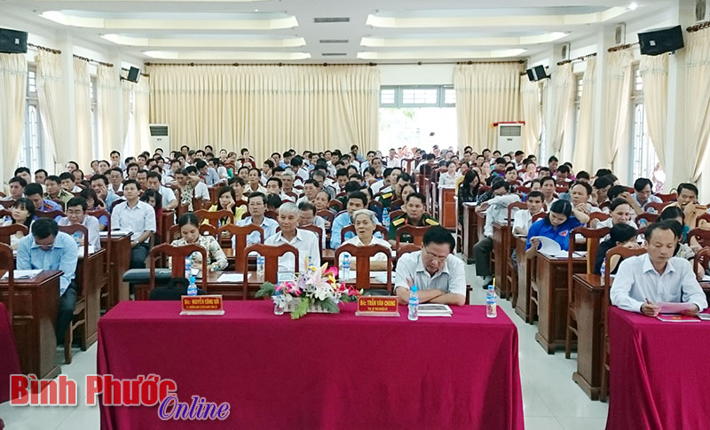 Phước Long, B&ugrave; Đăng qu&aacute;n triệt Nghị quyết đại hội XII của Đảng