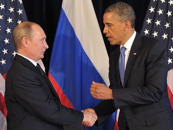 Tổng thống Mỹ Obama gặp người đồng cấp Nga Putin tại Trung Quốc