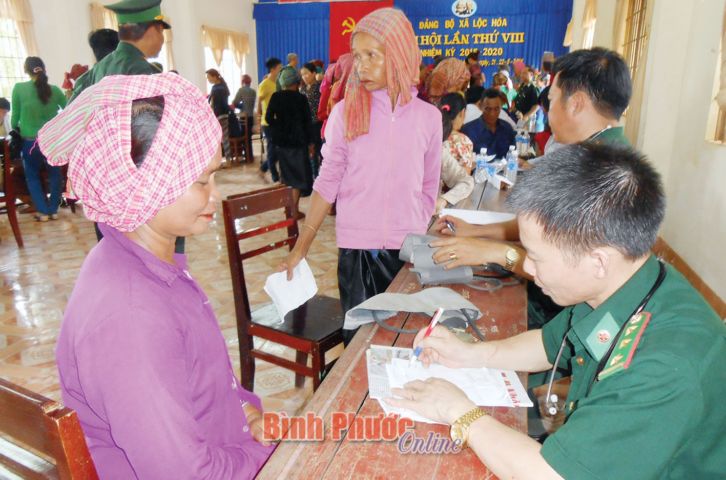 Phụ nữ DTTS Lộc Hòa tham gia bảo vệ biên giới