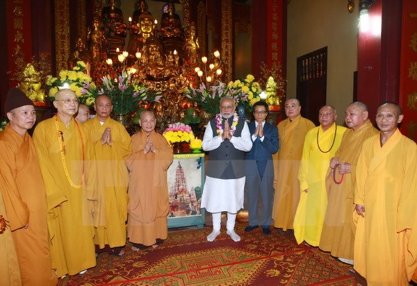 Phật gi&aacute;o lu&ocirc;n l&agrave; cầu nối quan trọng trong t&igrave;nh hữu nghị Ấn-Việt