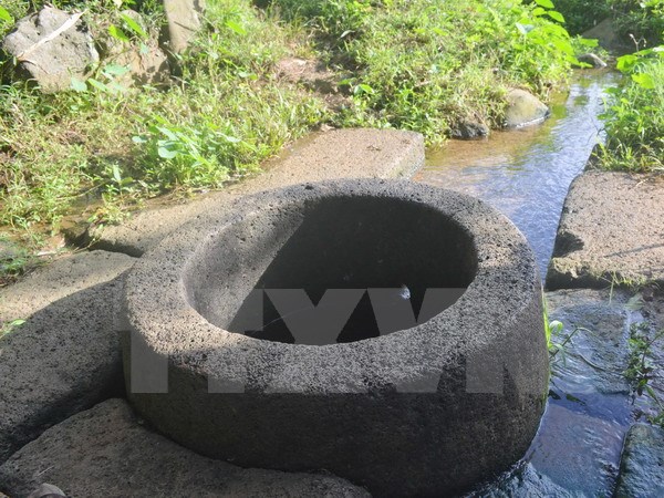 Thanh H&oacute;a: Lần đầu ph&aacute;t hiện giếng cổ mang dấu ấn văn h&oacute;a Chăm Pa