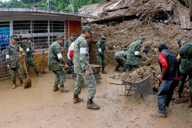 Mưa lớn g&acirc;y sạt lở đất ở Mexico, &iacute;t nhất 8 người thiệt mạng