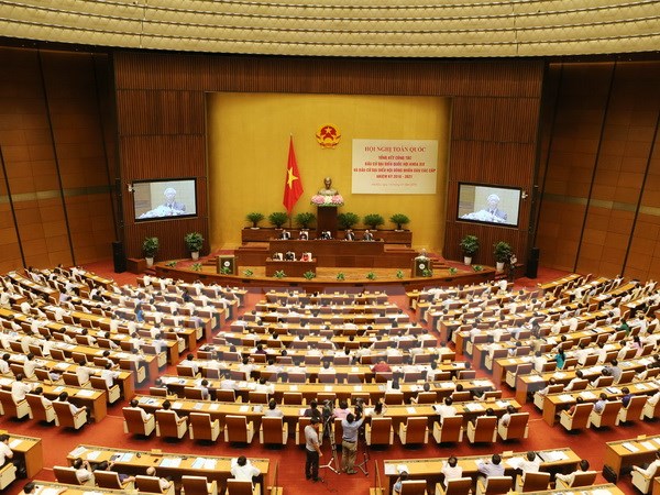 Hội nghị tổng kết c&ocirc;ng t&aacute;c bầu cử ĐBQH v&agrave; HĐND c&aacute;c cấp