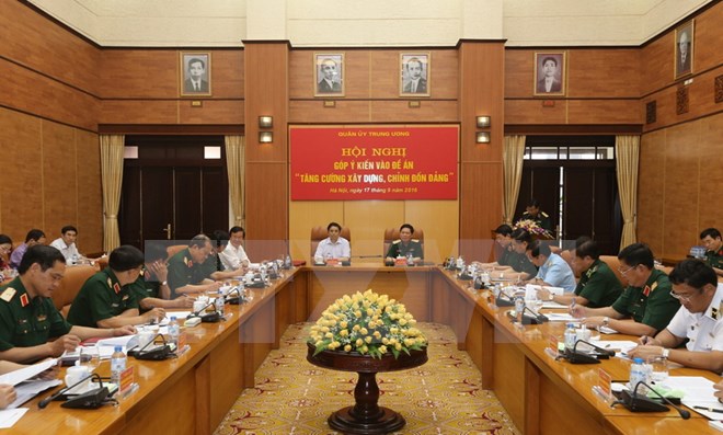 Qu&acirc;n ủy Trung ương g&oacute;p &yacute; đề &aacute;n "Tăng cường x&acirc;y dựng, chỉnh đốn Đảng"