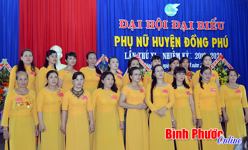 B&agrave; Cao Thị Mỵ được bầu l&agrave;m Chủ tịch Hội LHPN huyện Đồng Ph&uacute; nhiệm kỳ 2016-2021