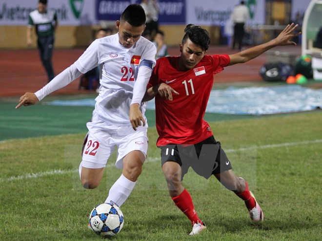 U19 Việt Nam hòa đáng tiếc trước U19 Singapore ở trận ra quân