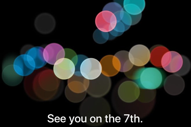 Apple đã gửi giấy mời sự kiện ra mắt iPhone 7 vào ngày 7-9