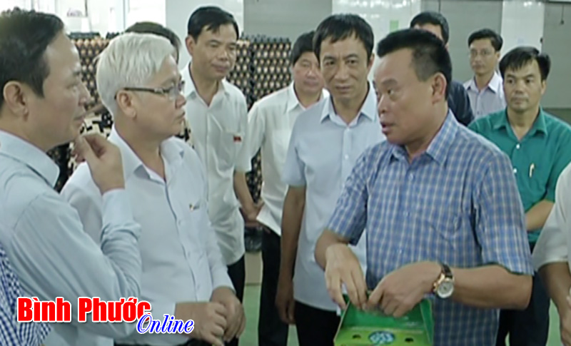 B&iacute; thư Tỉnh ủy Nguyễn Văn Lợi l&agrave;m việc với C&ocirc;ng ty cổ phần Tập đo&agrave;n Dabaco Việt Nam