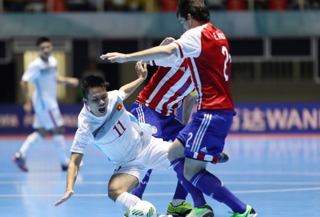 Đội tuyển Futsal Việt Nam không thể gây bất ngờ trước Paraguay