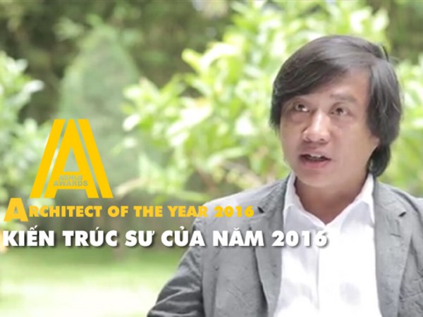 Nguyễn Hoàng Mạnh giành danh hiệu Kiến trúc sư của năm 2016