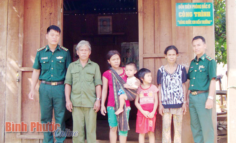 Đồn biên phòng Đắk Ơ chăm lo đời sống nhân dân vùng biên