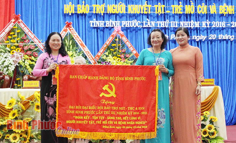 B&agrave; Dương Thị Tuyết được bầu l&agrave;m chủ tịch Hội Bảo trợ NKT-TMC&BNN tỉnh kh&oacute;a III