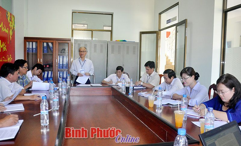 Ban Kinh tế - Ng&acirc;n s&aacute;ch HĐND tỉnh l&agrave;m việc tại Sở T&agrave;i nguy&ecirc;n - M&ocirc;i trường