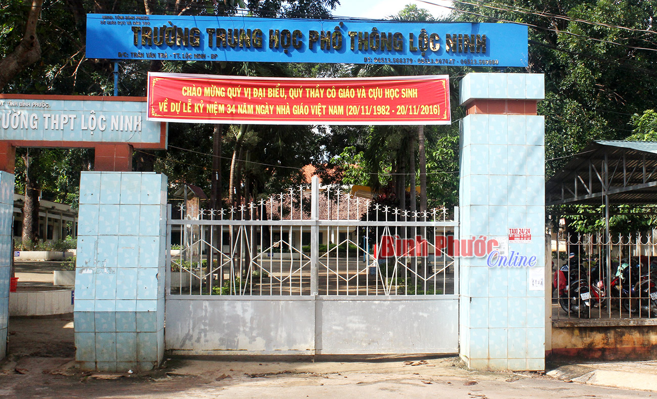 THPT Lộc Ninh - Mơ về một ngôi trường mới