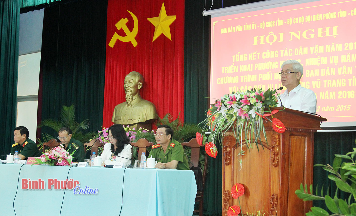 Một năm thực hiện Nghị quyết Đại hội Đảng bộ tỉnh về c&ocirc;ng t&aacute;c d&acirc;n vận