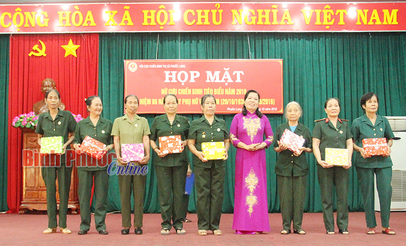 Phước Long họp mặt nữ cựu chiến binh tiêu biểu