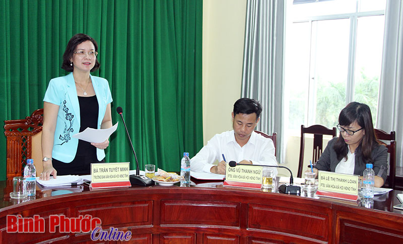 HĐND tỉnh gi&aacute;m s&aacute;t thực hiện thiết chế văn h&oacute;a tại huyện Chơn Th&agrave;nh