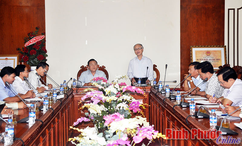 HĐND tỉnh khảo s&aacute;t thực hiện định mức ng&acirc;n s&aacute;ch ở B&ugrave; Gia Mập