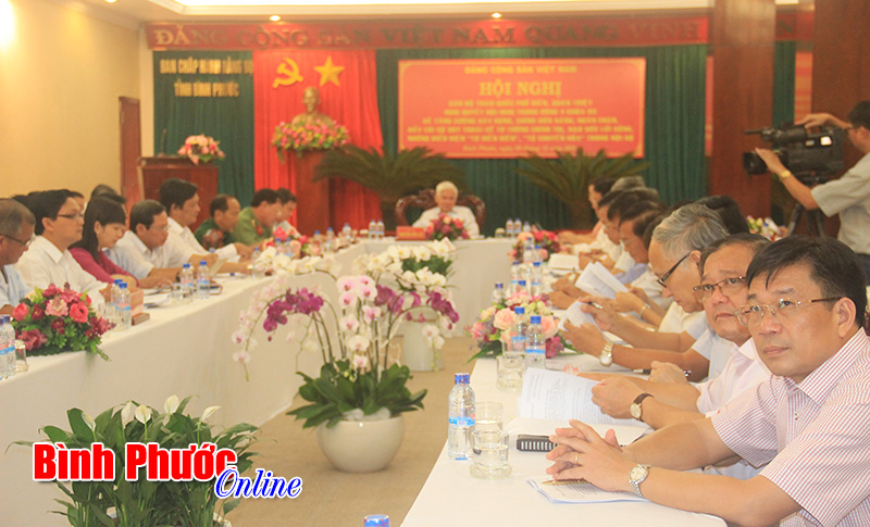 Hội nghị c&aacute;n bộ to&agrave;n quốc phổ biến, qu&aacute;n triệt Nghị quyết Hội nghị Trung ương 4, kh&oacute;a XII